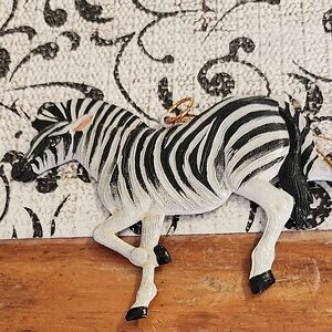 Zebra Striped COrnament
